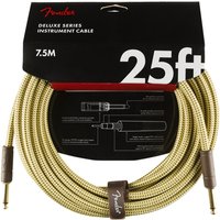 Fender Deluxe 7.5M/25ft Straight Instrument Cable Tweed
