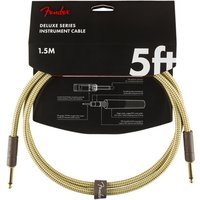 Fender Deluxe 5ft Straight Instrument Cable Tweed