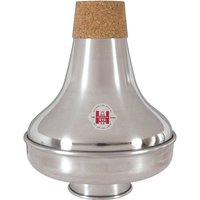 Harmon Posaune Wow Wow Wow Dämpfer mit Tube und Cup Aluminium