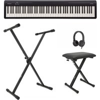 Roland FP-10 Digitalpiano mit Ständer und Kopfhörer Schwarz