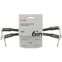 Fender Professional 6" Patch Cable 2-Pack Black