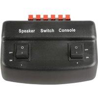 AV:Link 2-Way Loudspeaker Selector Black