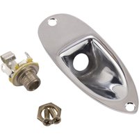 Fender Road Worn Stratocaster Jack Ferrule mit Hardware Chrom