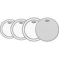 Remo Pinstripe Tom Pack - 10 12 14" Heads + Free 14 Ambassador