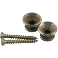 Fender Road Worn-Gurtknöpfe Nickel (2)