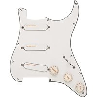 Lace Sensor Hot Gold Loaded Pickguard SSS White