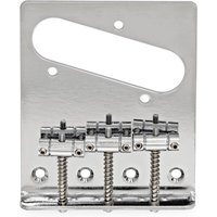 Guitarworks 3-Saddle Guitar Bridge Chrome