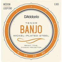 DAddario EJ63 4-Saiter Tenor Banjo Saiten Nickel 9-30