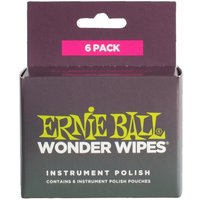Ernie Ball 4278 Wonder Wipe Instrument Polish 6 Pack