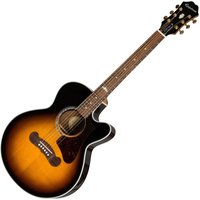 Epiphone EJ-200SCE Coupe Elektroakustische Gitarre Vintage Sunburst