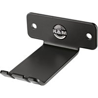 K&M 16311 Headphone Wall Hanger Black