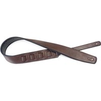 Stagg gepolsterter Kunstledergurt für Gitarre Dark Brown