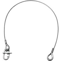 Eurolite Safety Rope UNV-15 in Silver 1000 mm