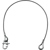 Eurolite Safety Rope UNV-15 in Black 1000 mm