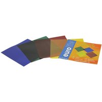 Eurolite 19 cm x 19 cm Colour Gels Four Pack