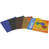 Eurolite 24 cm x 24 cm Colour Gels Four Pack