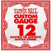 Ernie Ball 1012 Single .012 Plain Steel String