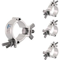Halbkupplungsschellen von Gear4music 4er-Pack 48-51 mm