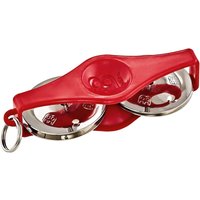 Meinl Percussion Schlüsselanhänger Tamburin rot