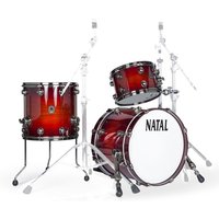 Natal Originals Walnut 18 3pc Shell Pack Sunburst