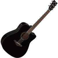 Yamaha FGX800C Elektroakustisch Schwarz