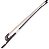 Carbon Fibre Double Bass Bow with German Frog by Gear4music 3/4 Size