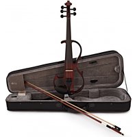 5-saitige E-Violine von Gear4music Trans Red