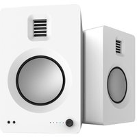 Kanto TUK Powered Bookshelf Speakers Matte White