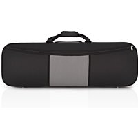 GSJ Two Tone Oblong Violin Case 4/4 Black and Grey