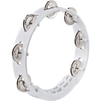 Meinl Tour Tambourine Steel Jingles White