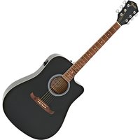 Fender FA-125CE WN Westerngitarre mit Tonabnehmer Schwarz