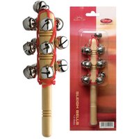 Stagg Sleigh Bell Stick 13 Bells
