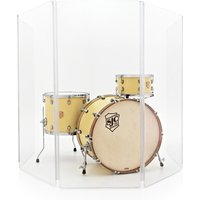 5 Panel Acrylic Drum Screen by Gear4music
