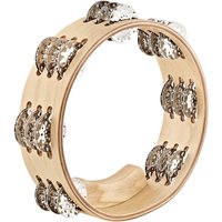 Meinl 3 Row Artisan Edition Tambourine Steel Jingles Natural
