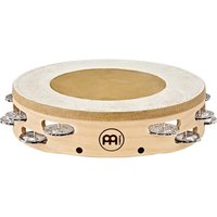 Meinl 2-reihig mit Kopf Handwerker Edition Tamburin Stahl-Dachziegel natur