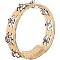 Meinl 2 Row Artisan Edition Tambourine Steel Jingles Natural