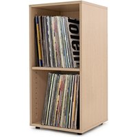 Plattenschrank von Gear4music Buchenholzoptik