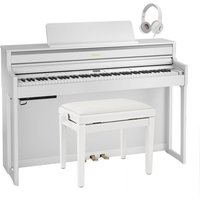 Roland HP704 Digitalpiano weiß mit Zubehör