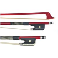 P&H Double Bass Bow Red Fibreglass 4/4-3/4