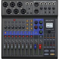 Zoom LiveTrak L-8 Mischpult für Podcasting und Musik