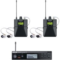 Shure Drahtloses Überwachungssystem PSM300-K3E Twinpack Pro