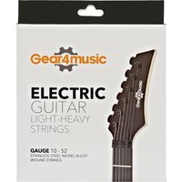 E-Gitarren-Saiten von Gear4music Light-Heavy