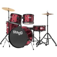 Stagg 5pc 22 Drum Kit Wine Red