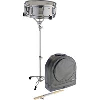 Stagg 14 x 5.5 Steel Snare Drum mit Ständer und Tasche