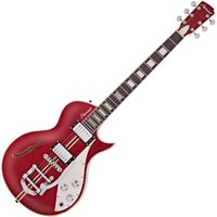 Hartwood Speedway Vibrato E-Gitarre Lipstick Red