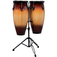LP Aspire 11" & 12" Congas with Double Stand Vintage Sunburst