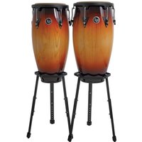 LP Aspire 10" & 11" Congas with Basket Stand Vintage Sunburst