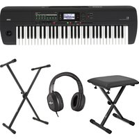 Korg I3 Tragbare Arranger-Workstation schwarz Paket
