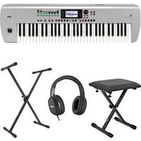 Korg I3 Portable Arranger Workstation Package Silver