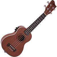 Sapeli-Sopran-Elektro-Ukulele von Gear4music